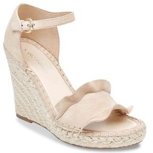 Marc Fisher Kick Off Espadrille Suede Wedge